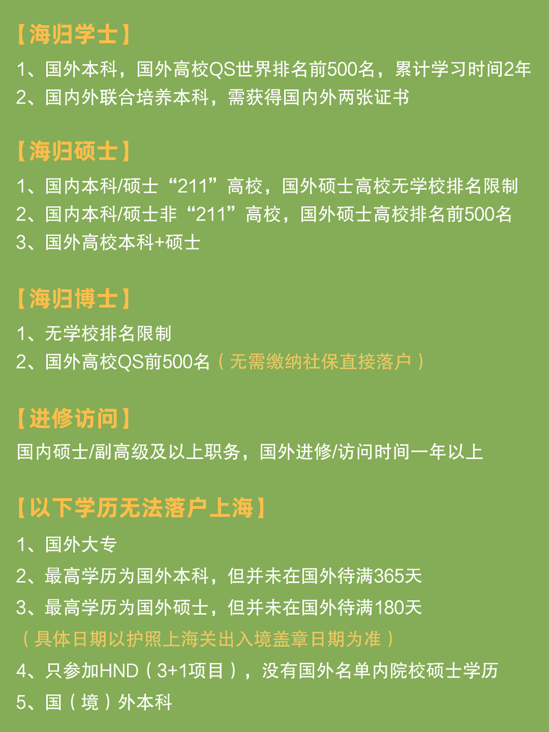 马来西亚院校毕业留学生如何申请上海落户？