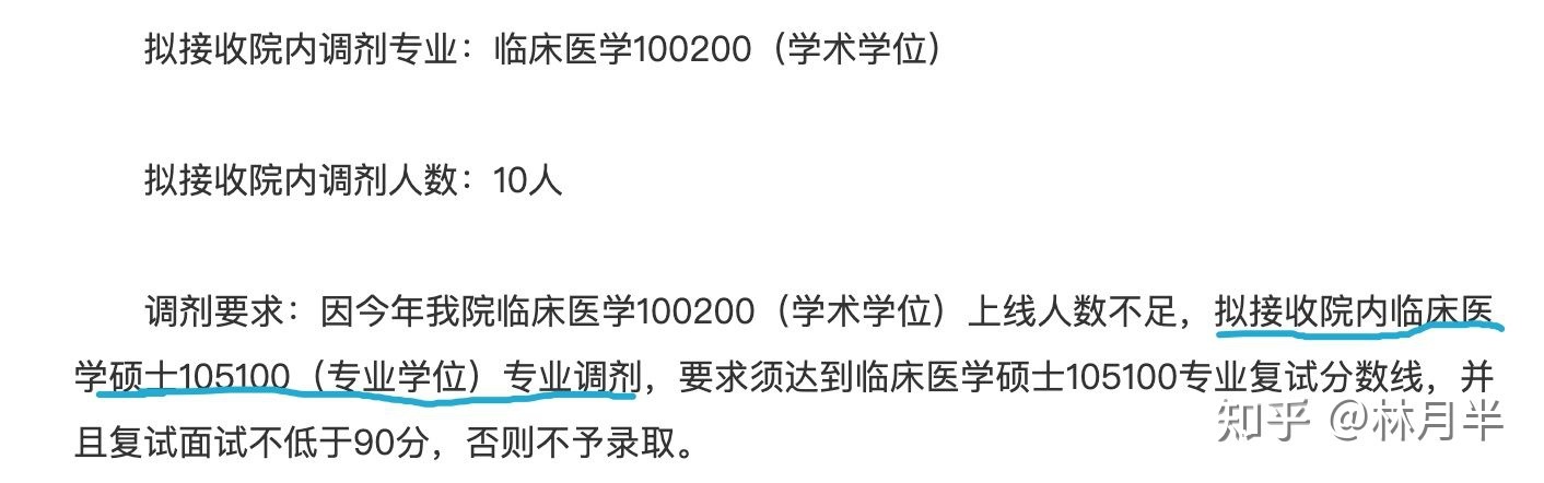 注意：这所学校接收的是「校内调剂」，也就是优先接收第一志愿报考本校的考生。