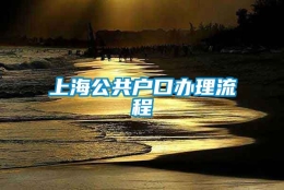 上海公共户口办理流程