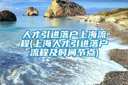 人才引进落户上海流程(上海人才引进落户流程及时间节点)