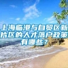 上海临港与自贸区新片区的人才落户政策有哪些？