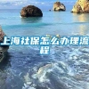 上海社保怎么办理流程