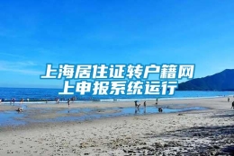 上海居住证转户籍网上申报系统运行