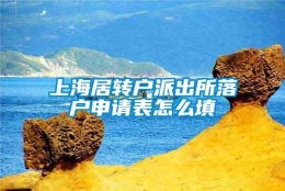 上海居转户派出所落户申请表怎么填