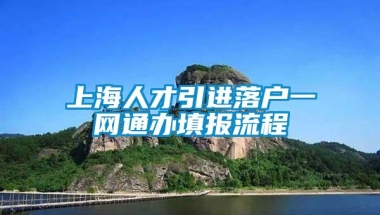 上海人才引进落户一网通办填报流程