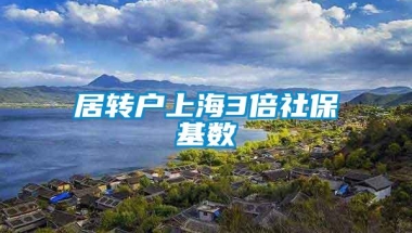 居转户上海3倍社保基数