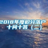 2018年度积分落户 十问十答（二）