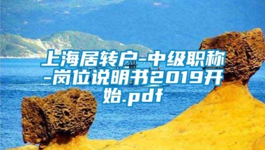 上海居转户-中级职称-岗位说明书2019开始.pdf