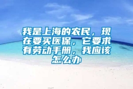 我是上海的农民，现在要买医保，它要求有劳动手册，我应该怎么办