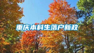 重庆本科生落户新政