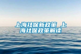 上海社保新政策 上海社保政策解读