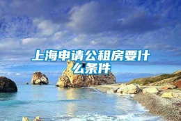 上海申请公租房要什么条件