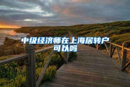 中级经济师在上海居转户可以吗