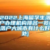 2022上海留学生落户办理机构排名一览(落户大城市有什么好处)