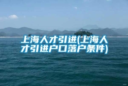 上海人才引进(上海人才引进户口落户条件)