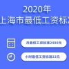 2020年上海市最新最低工资标准已公布