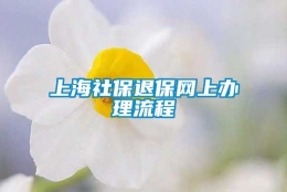 上海社保退保网上办理流程