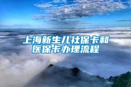 上海新生儿社保卡和医保卡办理流程