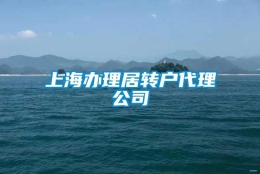 上海办理居转户代理公司