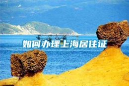 如何办理上海居住证