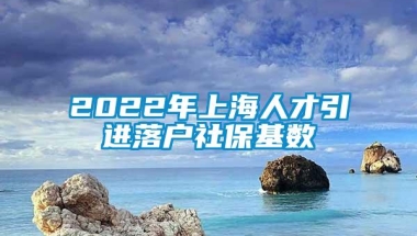 2022年上海人才引进落户社保基数