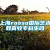 上海rosso国际艺术教育收专科生吗