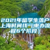 2021年留学生落户上海时间线（申办流程6个阶段）