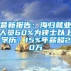 最新报告：海归就业人员60%为硕士以上学历、15%年薪超20万