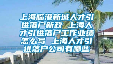 上海临港新城人才引进落户新政 上海人才引进落户工作业绩怎么写 上海人才引进落户公司有哪些