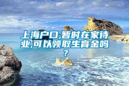 上海户口,暂时在家待业,可以领取生育金吗？