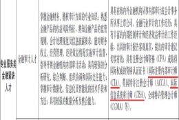 中审网校王牌培训 CISA 入选上海市重点领域(金融类)＂十四五＂紧缺人才开发目录