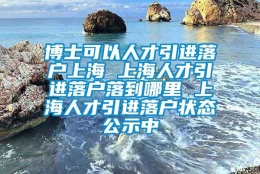 博士可以人才引进落户上海 上海人才引进落户落到哪里 上海人才引进落户状态公示中