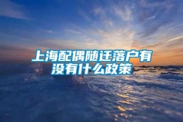 上海配偶随迁落户有没有什么政策