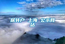 居转户 上海 公示网站