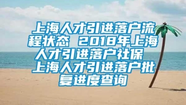 上海人才引进落户流程状态 2018年上海人才引进落户社保 上海人才引进落户批复进度查询