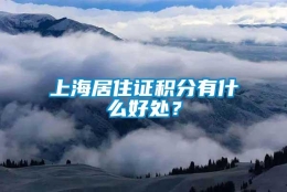 上海居住证积分有什么好处？