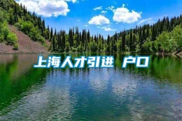 上海人才引进 户口