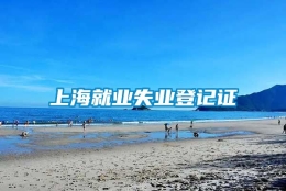 上海就业失业登记证