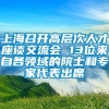 上海召开高层次人才座谈交流会 13位来自各领域的院士和专家代表出席