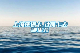 上海医保卡,社保卡去哪里领