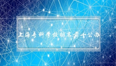 上海专科学校排名前十公办（上海高职专科学校排名）