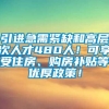 引进急需紧缺和高层次人才480人！可享受住房、购房补贴等优厚政策！