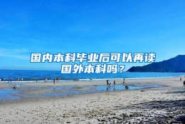 国内本科毕业后可以再读国外本科吗？