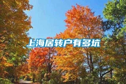 上海居转户有多坑