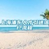 上海浦东人才引进落户流程