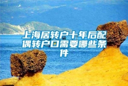 上海居转户十年后配偶转户口需要哪些条件