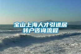 宝山上海人才引进居转户咨询流程