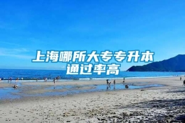 上海哪所大专专升本通过率高