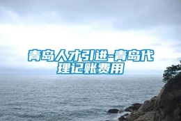 青岛人才引进-青岛代理记账费用