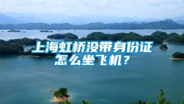 上海虹桥没带身份证怎么坐飞机？